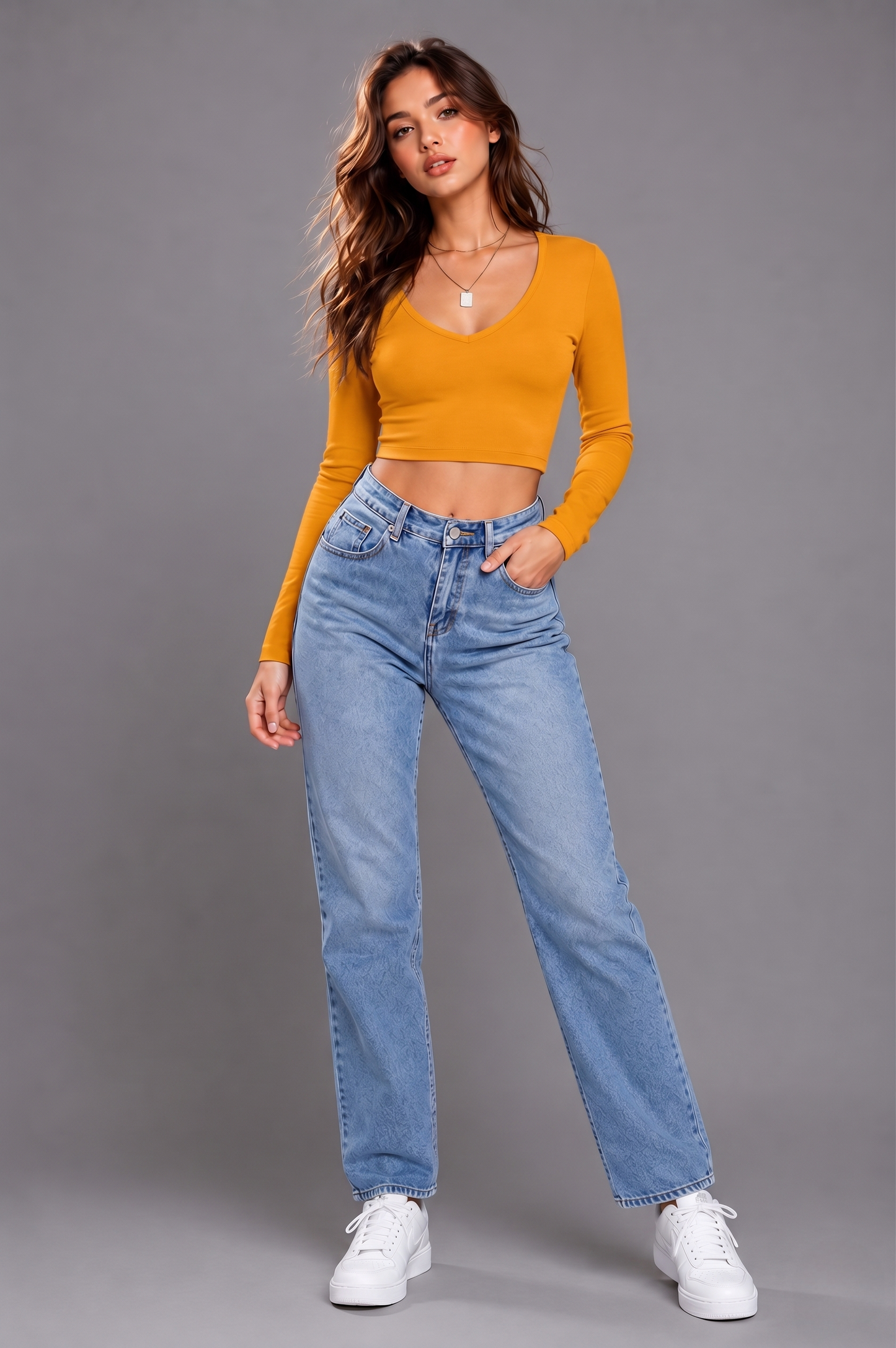 The Everyday Essential V-Neck Crop Top - 11 Colors